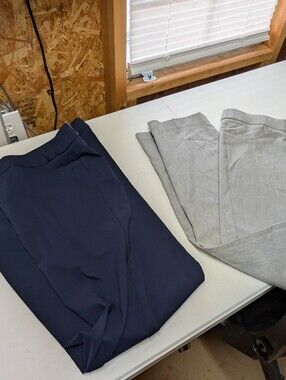 Lot Of 2 Allure Navy and Light Gray Trouser Duo